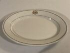 vintage early YWCA restaurant ware platter, oval plate