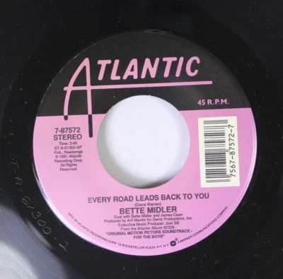 Pop 45 Bette Midler - Every Road Leads Back To You / I Remember You/Dixie'S Drea - Image 1 of 2