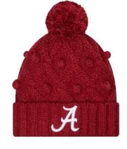 Sombrero tostado tejido carmesí New Era Alabama para mujer artículo de la NCAA - Imagen 1 de 2