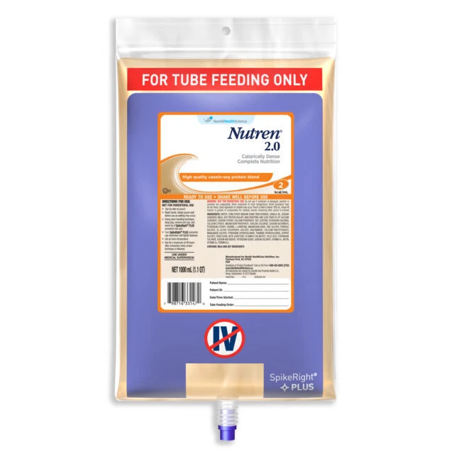 Nestlé Nutren 2.0 Tube Feeding Formula - 33.8oz