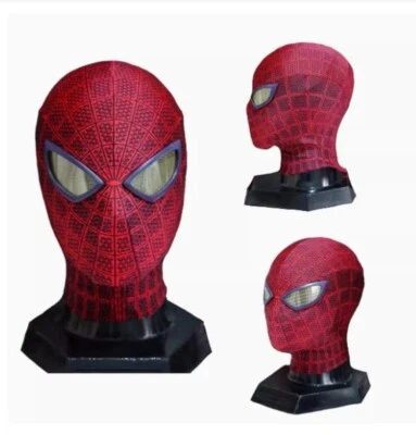 Máscara de Spider-Man The Amazing Disfraz de Disfraz de Spiderman Accesorios de Halloween Adultos Niños Foto 1 de 4