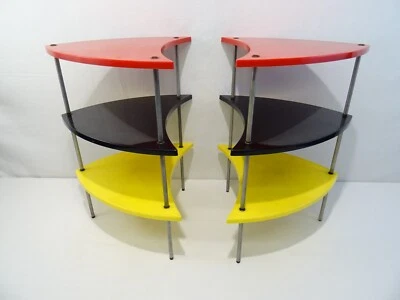 ETAGERE MODULABLE EMPILABLE DESIGN VINTAGE PLASTIQUE COULEUR - Photo 1/4