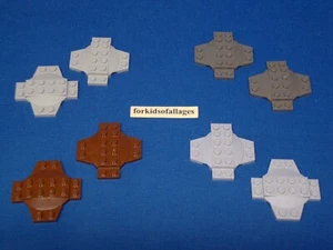 LEGO Parts 30303 (2 pcs) Plate 6 x 6 x 2/3 Cross with Dome - Pick Color - Picture 1 of 8