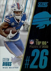 2023 Score #26 Stefon Diggs Top 100 Buffalo Bills - Picture 1 of 2