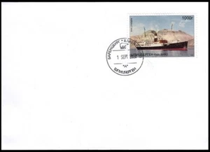 SVALBARD SPITSBERGEN 2020 EUROPA ANCIENT POSTAL ROUTES SHIP LOCAL STAMP ON COVER - Picture 1 of 1