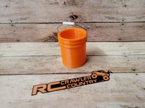 SBC 1/10 Scale 5 Gallon Bucket Orange (1) for RC Crawlers 3D Printed 048OB - Picture 1 of 2