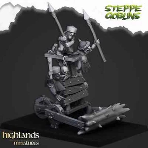 Goblin Goblar Roller – Highlands Miniatures – 28mm - Steppe Tribes - TOW - WHFB  - Picture 1 of 3