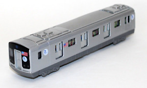 Daron Pullback Floor Train NYC MTA Subway Car 7 1/4" with light and sound New