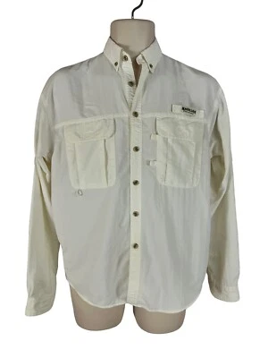 Magellan Shirt Women's L Long Sleeve Ivory ButtonUp Vented Fishing Shirt Outdoor - Image 1 of 4