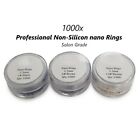 1000 Professional Non-Silicon NANO Beads tool hair extensions ring Tool