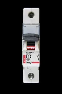 TENBY 16 AMP CURVE B 6kA MCB CIRCUIT BREAKER B616 - Picture 1 of 6