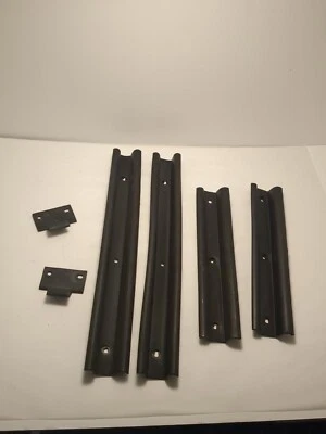 1976 1977 1978 1979 Lincoln Continental Rear Bumper Filler Holders 6 Piece OEM  - Image 1 of 2