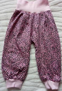 Baby Hose, Pumphose Gr -74- Pink Leo, Mädchen, Jersey - Bild 1 von 1