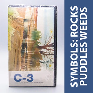 Tony Couch Symbols: Rocks, Puddles & Weeds VHS Video Tape | Watercolor | NEW - Imagen 1 de 16