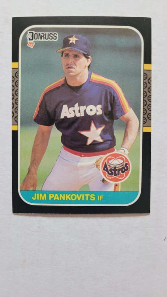 1987 DONRUSS JIM PANKOVITS #605 NM  - Image 1 of 1