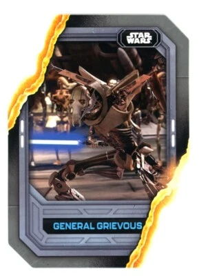 GENERAL GRIEVOUS 2023 Topps Star Wars Lightsaber Stylings Die-Cut #LS-19 C2 - Image 1 of 2