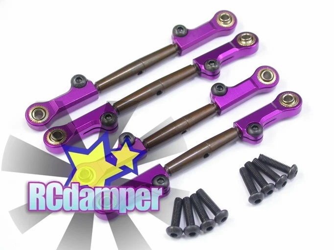 ALUMINUM FRONT & REAR UPPER ARM TIE ROD P HPI 1/10 BULLET ST MT 3.0 NITRO FLUX - Image 1 of 1