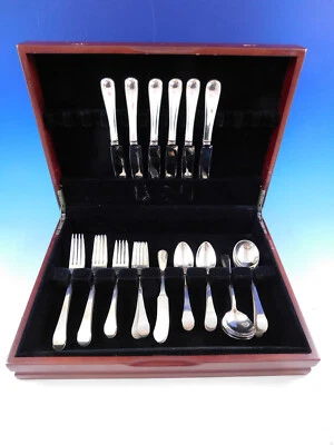 Набор столовых приборов Hannah Hull от Tuttle из чистого серебра на 6 персон 36 предметов - Изображение 1 из 4