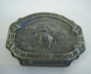 1995 North American Trail Ride Conference Pigeon Mountain Spotacular Gürtelschnalle - Bild 1 von 10