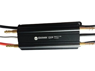 120A Brushless Senseless RC Boat 12S/48V ESC Speed Controller Waterproof  - Image 1 of 4