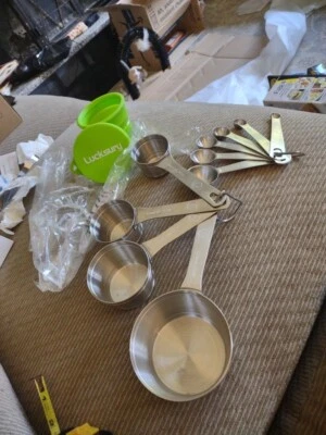 Juego de 10 cucharas medidoras apilables premium 8466 Foto 1 de 4