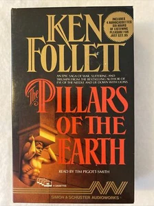 Ken Fillet The Pillars Of The Earth Cassette Tape Book - Picture 1 of 9