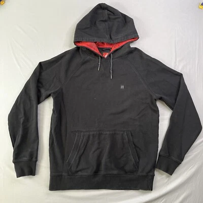 Sudadera con Capucha Element Skateboard Para Hombre X-Grande Negra Desteñida Roja Años 90 Y2K Grunge Surf De Colección Foto 1 de 4