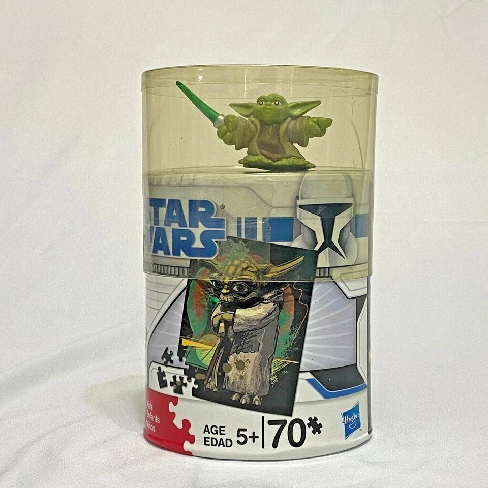 Hasbro Star Wars Yoda Galactic Heroes 70 piece kids puzzle 2008 unopened