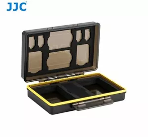 JJC BC-3UN1 Hard Case box for 2x Battery and various memory card SD MSD XQD - Picture 1 of 12
