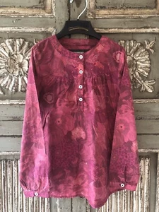 Peek Girls Liberty Print Floral Tunic - Cranberry - Size XL (10) - Picture 1 of 3
