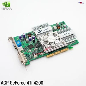 AGP 8X Graphic Card Leadtek Winfast A280 128MB Nvidia Geforce 4TI 4 Titanium - Picture 1 of 3