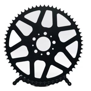 Sprocket 60t 530 Harley Davidson Dyna Glide Sportster 883 1200 1450 1600 stunt - Picture 1 of 9