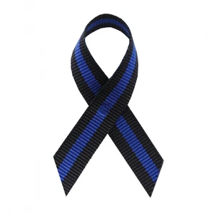 Cintas delgadas de tela de línea azul - 250 cintas con pasadores de seguridad - Imagen 1 de 1