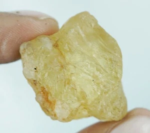 Piedra preciosa brasileña áspera 100 % natural certificada 73,55 quilates amarilla citrino - Imagen 1 de 4