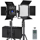 GVM Video Lighting Kit with APP Control,2Pack 520S High Brightness Light(+Stand)