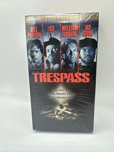 sealed VHS Trespass Ice T Ice Cube Bill Paxton OOP horror Hip Hop Rap Tape VTG - Picture 1 of 16