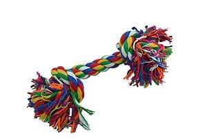 Amazing Pet Products Rope Dog Toy 2 Knot Bones Small