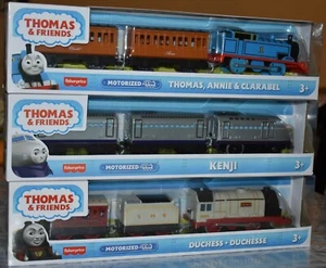 Thomas & Friends DUCHESS DUCHESSE /THOMAS / ANNIE/ CLARABEL/ KENJI Motorized NEW - Picture 1 of 9