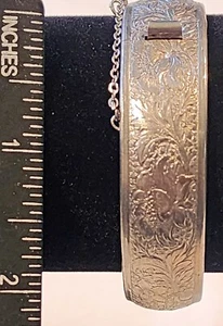 Engraved Floral Bracelet by Pegasus Coro - Picture 1 of 6