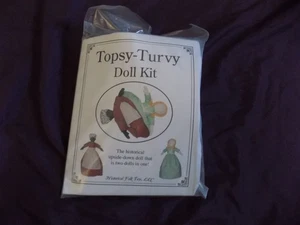TOPSY-TURVY DOLL KIT per fare NUOVO #4716 giocattoli popolari storici - Foto 1 di 4