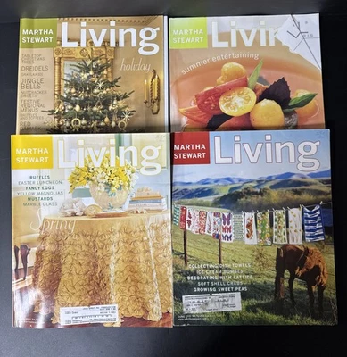 Martha Stewart Living Magazines/ Lot Of 4 (2001) - Image 1 of 4