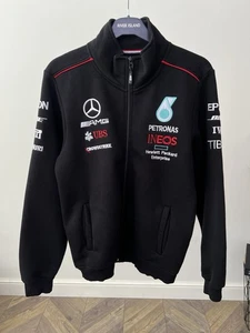 Vintage Mercedes AMG Petronas F1 Team Black Jacket INEOS Petronas Racing Zip Up - Bild 1 von 8