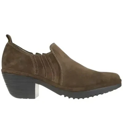 NWOB FLY London Wate Brown Suede Slip-On Booties Size 11 EU 42 - Image 1 of 4