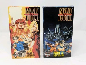Mad Bull 34 Part 3 And 4  VHS Tapes 1996 - Foto 1 di 3