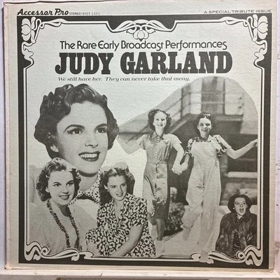 JUDY GARLAND Rare Early Broadcast Performances LP private press Foto 1 de 4