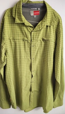 Camisa Craghopper Escudo de Insectos a Cuadros Manga Larga con Botones 2X Grande NoSiLife Foto 1 de 3