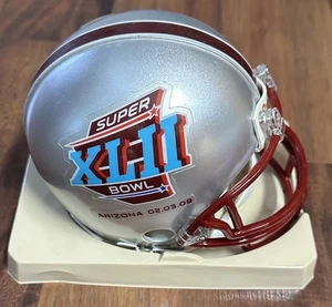 Minicasco de fútbol americano de la NFL Riddell New York Giants del Super Bowl XLII - Imagen 1 de 4