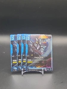 Delta Plus Gundam TCG GD01-006 x4 Rare Holofoil NEWTYPE RISING Playset - Bild 1 von 1