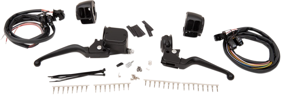 Kit de controle de guidão Drag Specialties com embreagem Mech para 96-11 Harley Davidson - Imagem 1 de 1