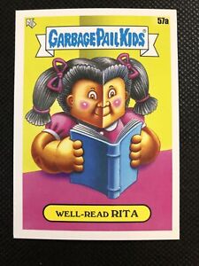 2022 Topps Garbage Pail Kids Book Worms Well-Read RITA GPK Sticker Card 57a NM